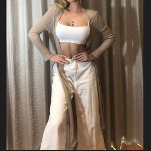 Long Sheer Cardigan Small